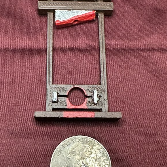 Handpainted Custom Guillotine Earrings - Picture 3 of 4